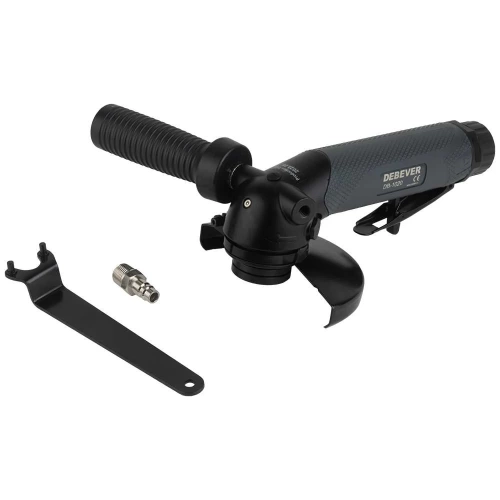 Пневматическая угловая шлифовальная машина DeBever 125 мм, рычажный тип, 1,57 кВт DB-1020 Пневматическая угловая шлифовальная машина DeBever 125 мм, рычажный тип, 1,57 кВт DB-1020