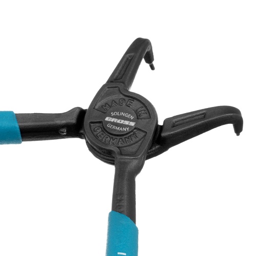 Съемник, 165 мм, для внутренних стопорных колец (19-60 мм) изогнутые губки (сжим) Gross фото 4