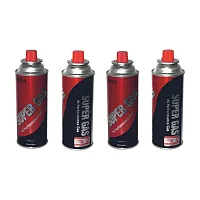 Баллон газовый набор 4 шт, всесезонный, цанговый для портативных газовых приборов SUPER GAS 2711139704