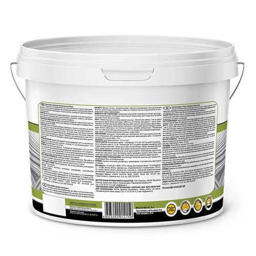 Шпатлевка акриловая универсальная Лакра для внутренних и наружных работ 3 кг фото 3