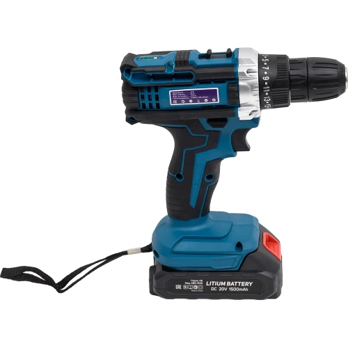 Аккумуляторная дрель-шуруповерт AktiTool cd20g в кейсе, 20 В, 1 li-ion аккум. 1500 mah 101207 фото 4 Аккумуляторная дрель-шуруповерт AktiTool cd20g в кейсе, 20 В, 1 li-ion аккум. 1500 mah 101207 фото 4