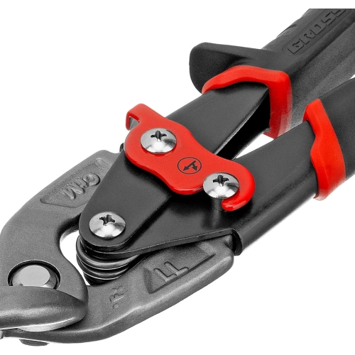 Ножницы по металлу GROSS PIRANHA 270 мм, прямой и левый проходной рез, сталь - СrMo, двухкомп. рук-ки 78331 фото 8