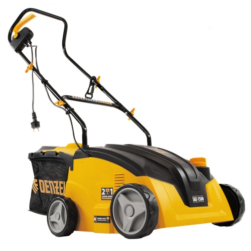 Скарификатор-аэратор  электрический SAE-1500, 1500 Вт, -11/+5 мм, 32 cм Denzel фото 10