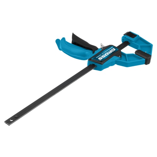 Струбцина реечная, быстрозажимная, пистолетного типа, пошаговый механизм, пластиковый корпус, 300 мм Gross фото 4