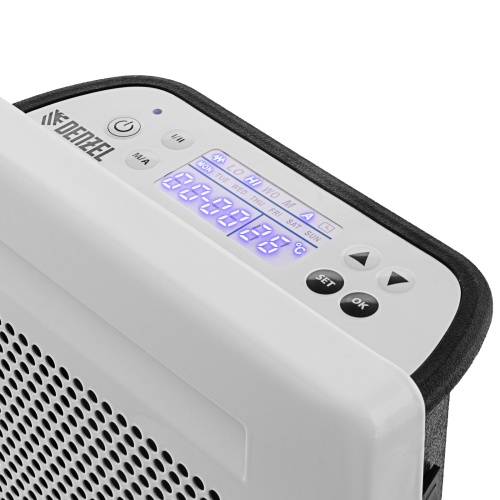 Конвектор гибридный электрический HybridX-1500, ИК нагреватель, цифровой термостат Denzel фото 8