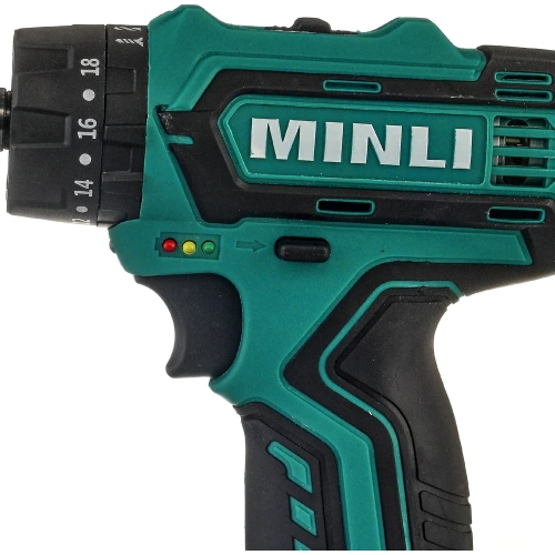 Аккумуляторная дрель-шуруповерт MINLI 10mm 22N.m Li-ion 12Vx2 DC102.3 фото 8