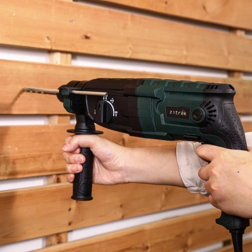 Перфоратор сетевой Zitrek ZKH1000 в кейсе, с набором из 5 буров, 1000 Вт 085-1302 фото 10 Перфоратор сетевой Zitrek ZKH1000 в кейсе, с набором из 5 буров, 1000 Вт 085-1302 фото 10
