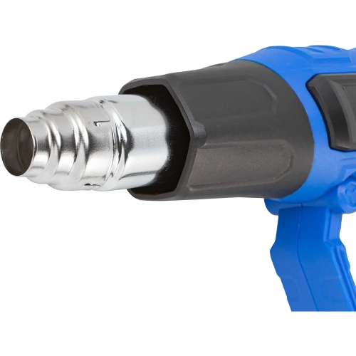 Промышленный электрический фен Forsage с дисплеем и насадками 220в, 50/60гц, 2000вт, 60-600с, 300-500л/мин, класс защиты-двойная изоляция F-HG60-2000LCD(52346) фото 11