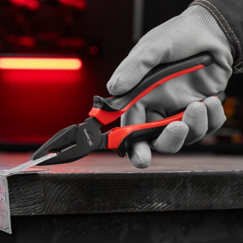 Плоскогубцы комбинированные Black Nickel, 200 мм, двухкомпонентные рукоятки Matrix фото 8