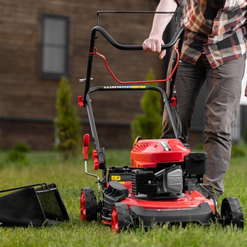 Газонокосилка бензиновая GL46SP-K, 145 см3, 46 см, привод, 50 л MTX фото 24