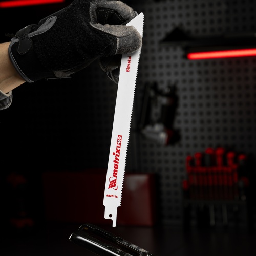 Полотна по металлу для сабельной пилы S1122EF 200/1.4 мм, Bimetal, 2 шт, Pro Matrix фото 7