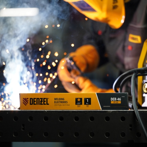 Электроды DER-46, диам. 2,5 мм, 1 кг., рутиловое покрытие Denzel фото 8