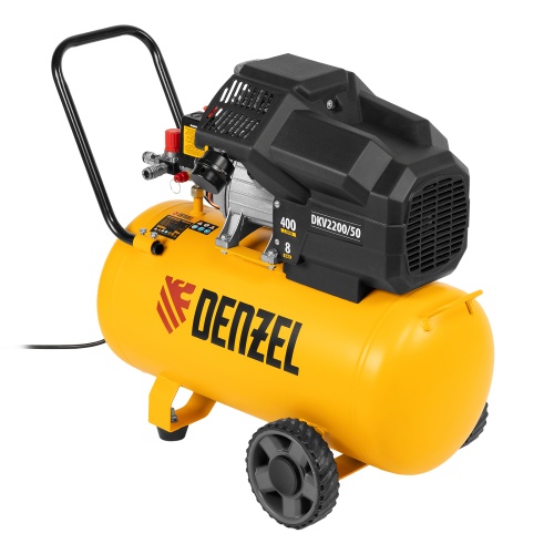 Компрессор воздушный DKV2200/50, Х-PRO 2.2 кВт, 400 л/мин, 50 л Denzel фото 4 Компрессор воздушный DKV2200/50, Х-PRO 2.2 кВт, 400 л/мин, 50 л Denzel фото 4