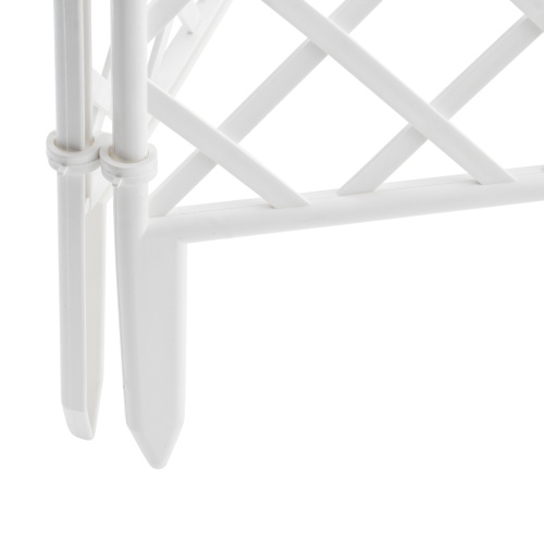 Забор декоративный "Сетка", 24 х 320 см, белый, Palisad фото 4 Забор декоративный "Сетка", 24 х 320 см, белый, Palisad фото 4