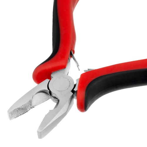 Плоскогубцы Mini, 130 мм, никелированные, авторазжим, двухкомпонентные рукоятки Matrix фото 4