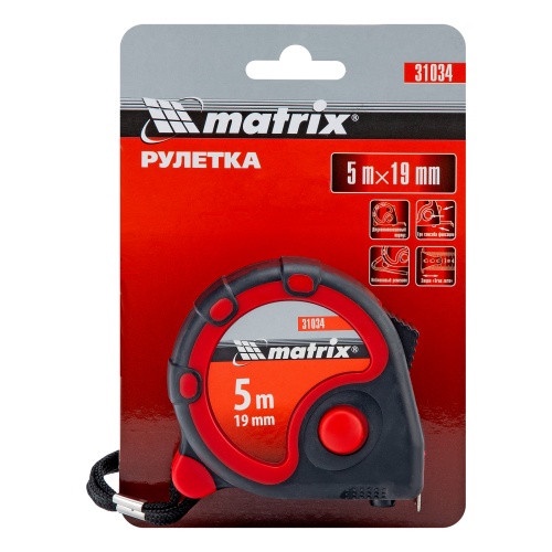 Рулетка Status 3 fixations,5 м х 19 мм,двухкомпонентный корпус,3 фиксации ленты Matrix фото 6 Рулетка Status 3 fixations,5 м х 19 мм,двухкомпонентный корпус,3 фиксации ленты Matrix фото 6