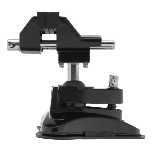 Тиски настольные, резиновая вакуумная присоска, шарнирный механизм, ширина рабочих губок 70 мм Matrix фото 3