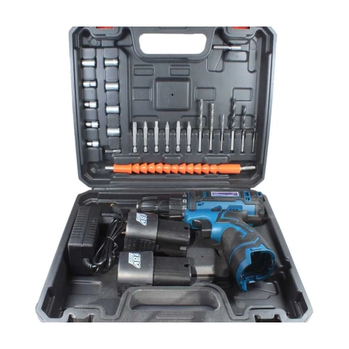 Аккумуляторная дрель-шуруповерт AktiTool cd16g set 16 В, 2 li-ion аккум. 1500 mah, кейс, гибкий удл. 101206 фото 3 Аккумуляторная дрель-шуруповерт AktiTool cd16g set 16 В, 2 li-ion аккум. 1500 mah, кейс, гибкий удл. 101206 фото 3