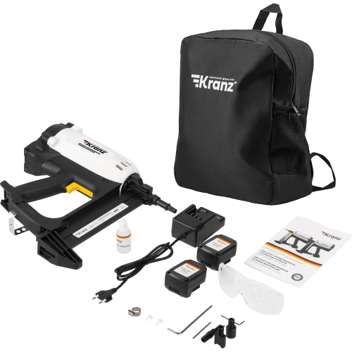 Пистолет гвоздезабивной газовый монтажный KRANZ GN100, 100Дж, длина гвоздей 15-40мм, диаметр 2,7-3мм KR-16-1655 фото 8