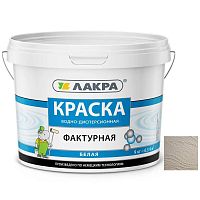 Краска фактурная Лакра белая 9 кг