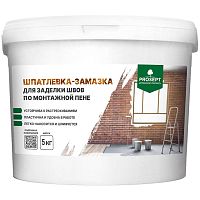 Шпатлевка-замазка Prosept Flastic 083-5 для заделки швов по монтажной пене 5 кг