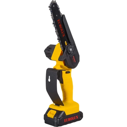 Электропила аккумуляторная Eurolux ELS-20-Li с 1 АКБ 2А*ч и ЗУ в комплекте 70/10/56 фото 6