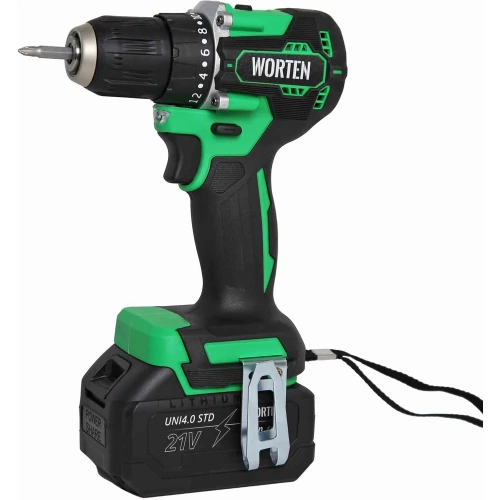 Дрель-шуруповерт бесщеточная WORTEN 2x4.0Ач, 21В IM КА-90000575 фото 5 Дрель-шуруповерт бесщеточная WORTEN 2x4.0Ач, 21В IM КА-90000575 фото 5