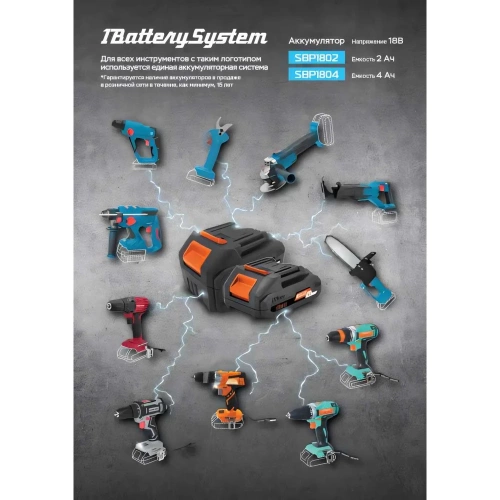 Аккумуляторная углошлифовальная машина Sturm CAG1812BL фото 4