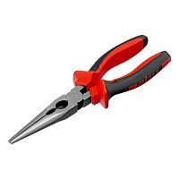 Длинногубцы прямые, 200 мм, хром-ванадий, двухкомпонентные рукоятки Matrix