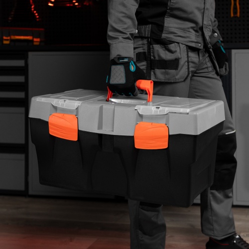 Ящик для инструмента 23", 590х300х300 мм, пластик Россия// Stels фото 17