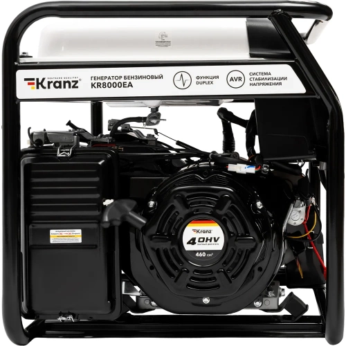 Бензиновый генератор KRANZ KR8000EA 8кВт 25л коннектор автоматики электростартер KR-16-1139 фото 7 Бензиновый генератор KRANZ KR8000EA 8кВт 25л коннектор автоматики электростартер KR-16-1139 фото 7