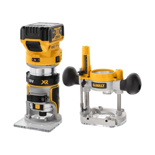 Аккумуляторный вертикальный фрезер DEWALT DCW604P2, 18 В, 25500 об/мин, 55 мм, с 2 АКБ 5 Ач и ЗУ, в кейсе TSTAK () DCW604P2-QW фото 3 Аккумуляторный вертикальный фрезер DEWALT DCW604P2, 18 В, 25500 об/мин, 55 мм, с 2 АКБ 5 Ач и ЗУ, в кейсе TSTAK () DCW604P2-QW фото 3