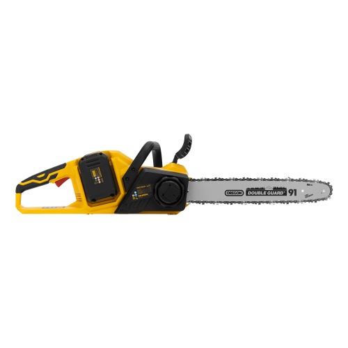 Цепная пила аккумуляторная бесщеточная RCS400-36, Li-ion, 36 В, 4 Ач, шина 400 мм Denzel фото 3 Цепная пила аккумуляторная бесщеточная RCS400-36, Li-ion, 36 В, 4 Ач, шина 400 мм Denzel фото 3