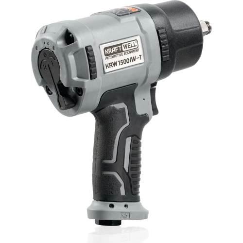 Пневматический ударный гайковерт с комплектом ударных головок KraftWell 1/2", 1500 Нм KRW1500IW-T фото 4 Пневматический ударный гайковерт с комплектом ударных головок KraftWell 1/2", 1500 Нм KRW1500IW-T фото 4