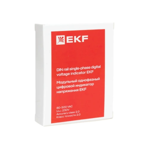 Модульный однофазный цифровой индикатор напряжения EKF VDI-G31 фото 9 Модульный однофазный цифровой индикатор напряжения EKF VDI-G31 фото 9