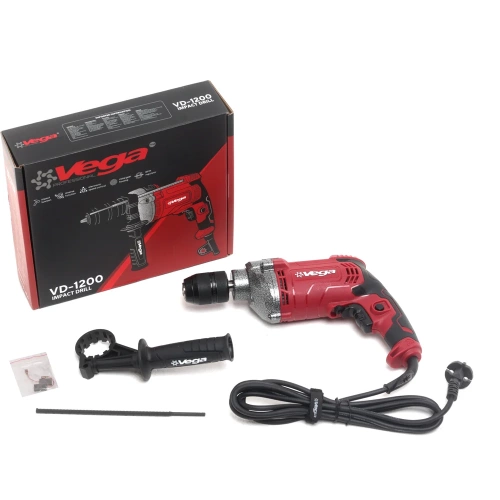 Дрель электрическая Vega 1200 Вт, 0-2800 об/мин VD1200 фото 6