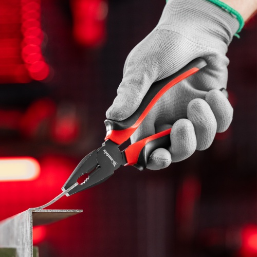 Плоскогубцы комбинированные Black Nickel, 160 мм, двухкомпонентные рукоятки Matrix фото 9