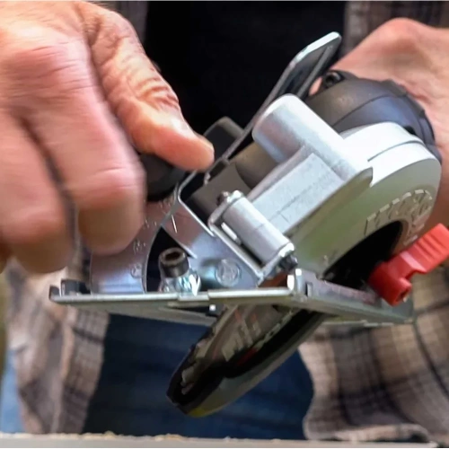 Компактная дисковая пила WORX 500 Вт, 120 мм, кейс WX439 фото 10