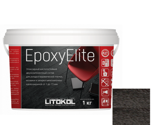 Затирка эпоксидная для швов Litokol Epoxyelite E.07 черный кофе 1 кг Затирка эпоксидная для швов Litokol Epoxyelite E.07 черный кофе 1 кг