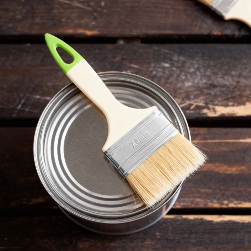 Кисть флейцевая, 70*8, натуральная щетина, пластиковая ручка, 10шт Сибртех фото 11