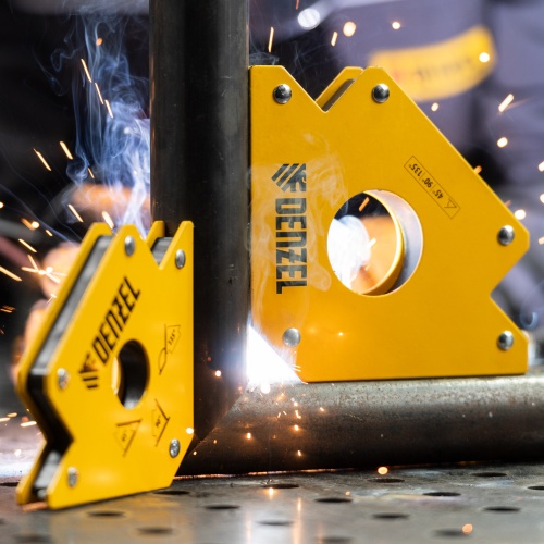 Фиксатор магнитный для сварочных работ усилие 75 LB Denzel фото 8