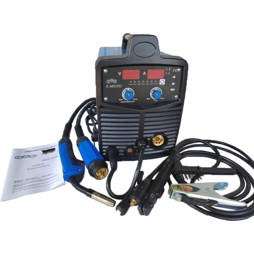 Полуавтомат ТЕХНИК SYN-212F синергентика, пульс, цифр. табло, евро, СО2+ММА 200А кг, 60%ПН цифр. табло, евро, горелка, масса ,кабель 5 фото 4