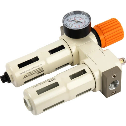 Блок подготовки воздуха WIEDERKRAFT 1/2, 16 бар с влагоотделителем 5 мк, лубрикатором и регулятором давления WDK-70140FA фото 4 Блок подготовки воздуха WIEDERKRAFT 1/2, 16 бар с влагоотделителем 5 мк, лубрикатором и регулятором давления WDK-70140FA фото 4