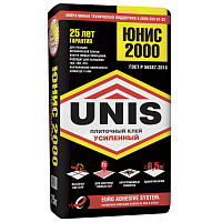 Клей для плитки Unis 2000 25 кг
