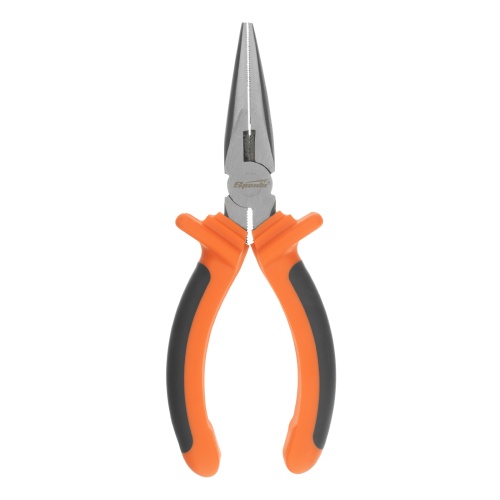 Длинногубцы прямые Comfort, 160 мм ,шлифованные, двухкомпонентные рукоятки Sparta фото 3