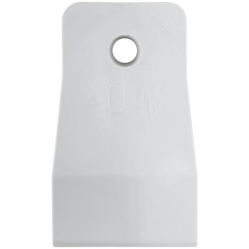 Шпатель резиновый Курс Рос 6883 белый 40 мм