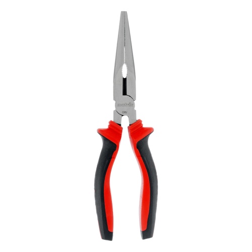 Длинногубцы прямые, 200 мм, хром-ванадий, двухкомпонентные рукоятки Matrix фото 5