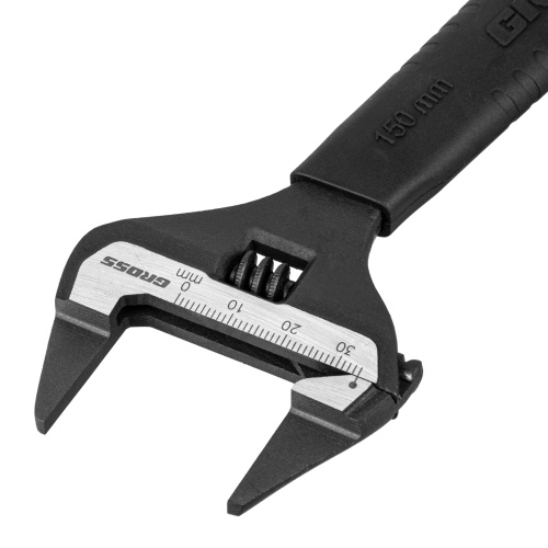 Ключ разводной, 150 мм, CrV, ультратонкие губки Gross фото 4