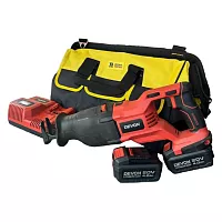 Аккумуляторная сабельная пила DEVON 2 АКБ 4 Ач, З/У, сумка, 5827-LI-20QCV-SET