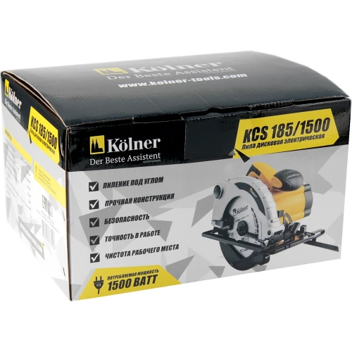 Дисковая пила Kolner KCS 185/1500 8031000116 фото 10 Дисковая пила Kolner KCS 185/1500 8031000116 фото 10